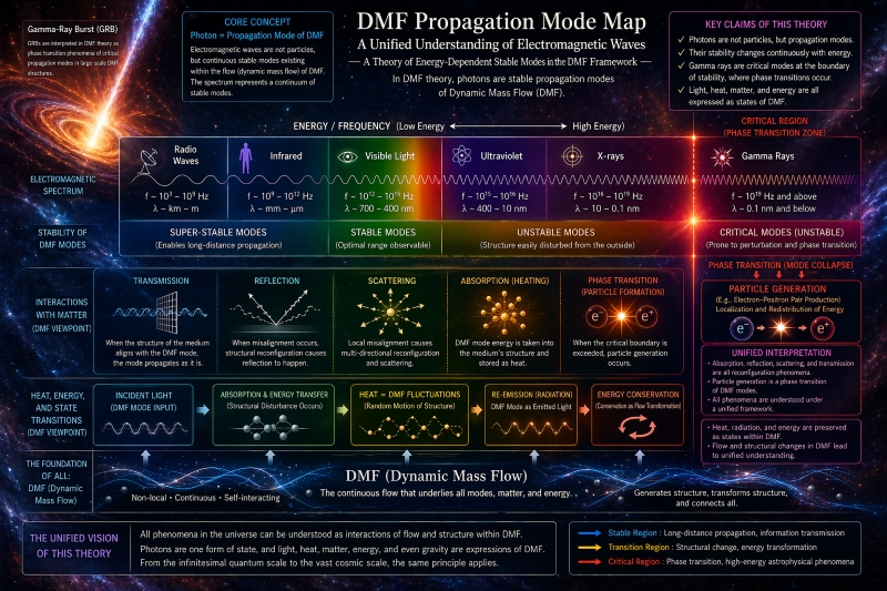 DMF Theory and EM Waves